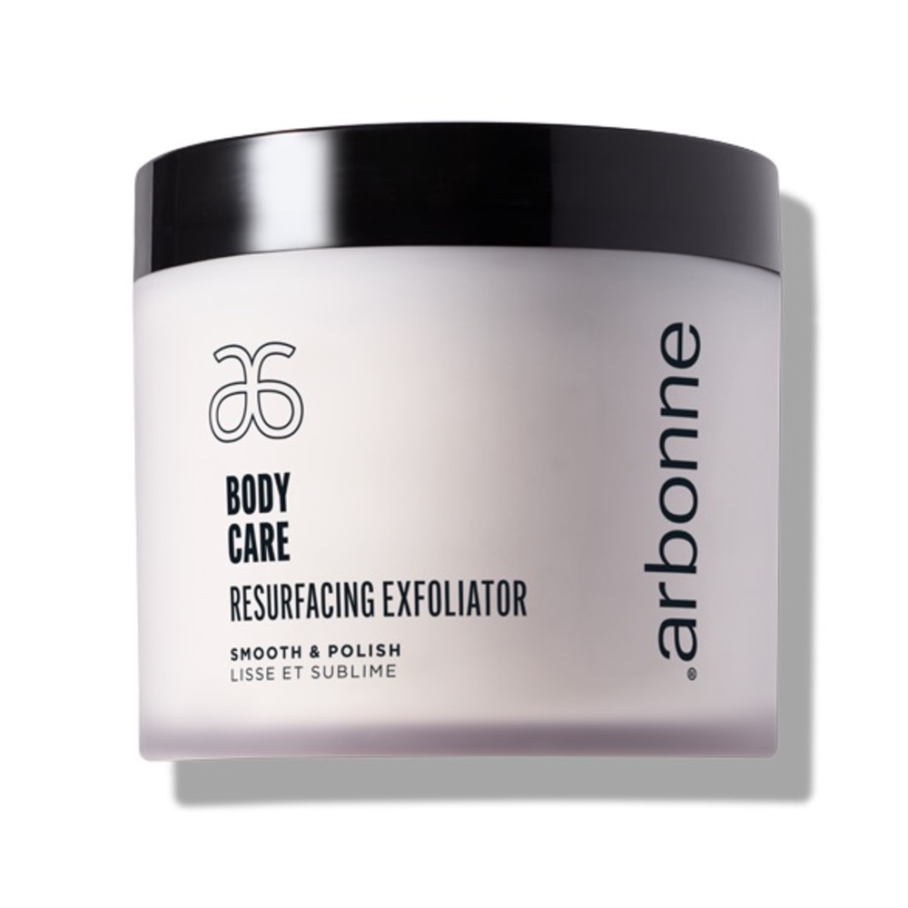 ARBONNE BODY CARE RESURFACING Scrub EXFOLIATOR 8.8 OUNCE JAR NEW $65 MSRP